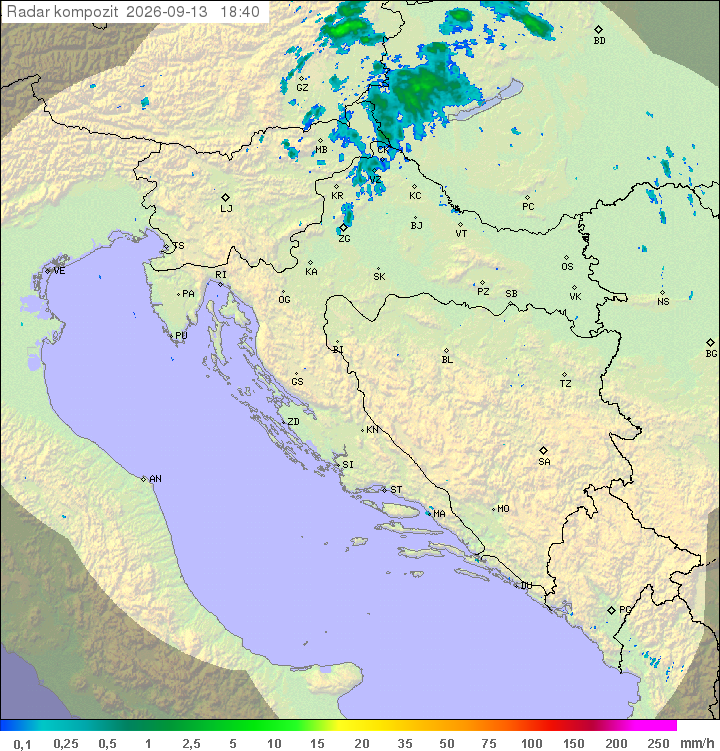 Padavine Hrvaška
