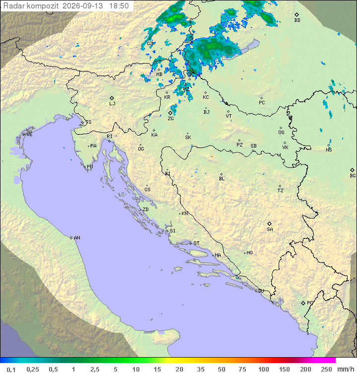 Padavine Hrvaška