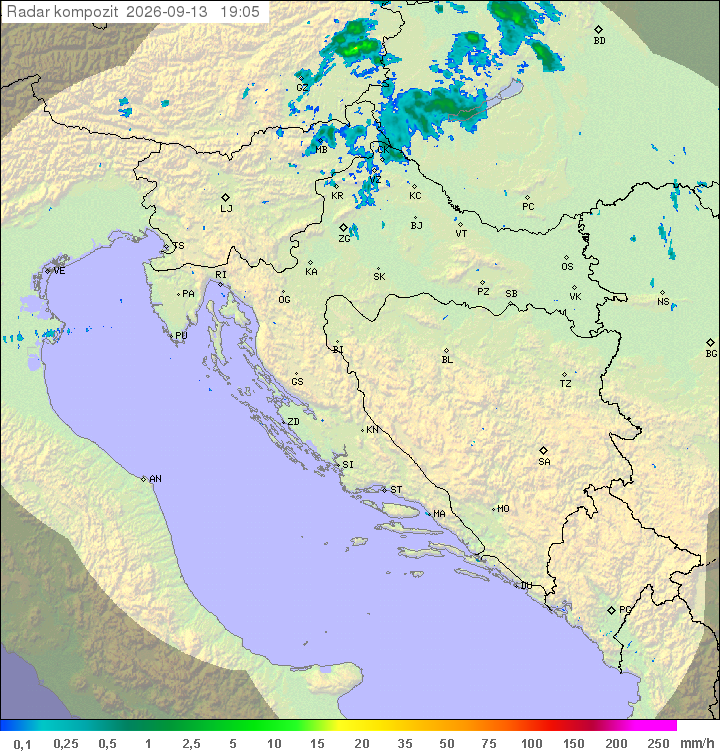 Padavine Hrvaška