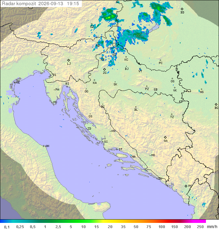 Padavine Hrvaška