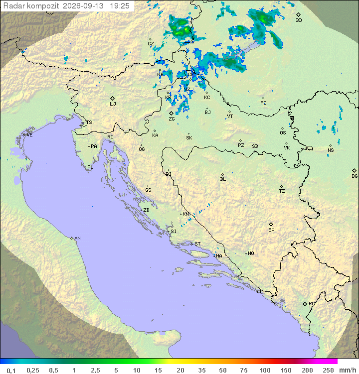 Padavine Hrvaška