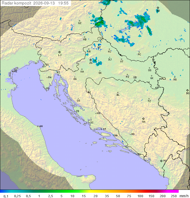 Padavine Hrvaška