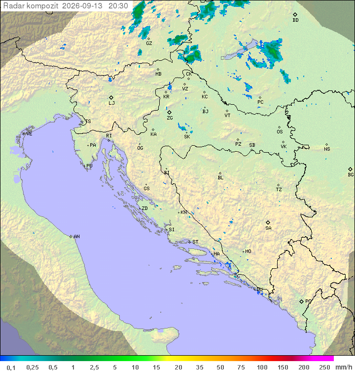 Padavine Hrvaška