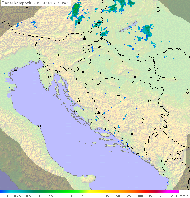 Padavine Hrvaška