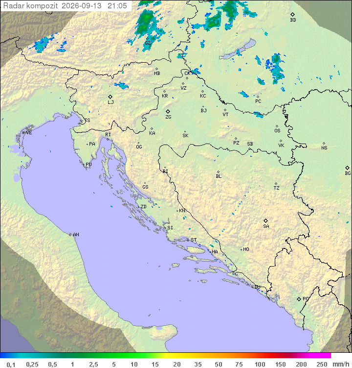 Padavine Hrvaška