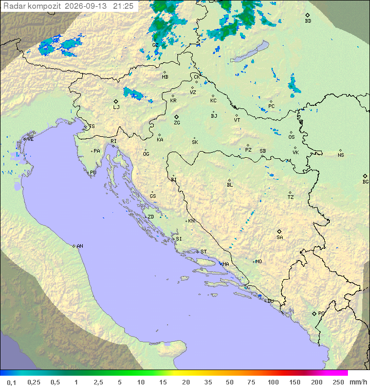 Padavine Hrvaška