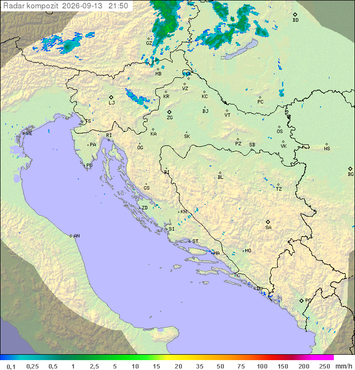 Padavine Hrvaška