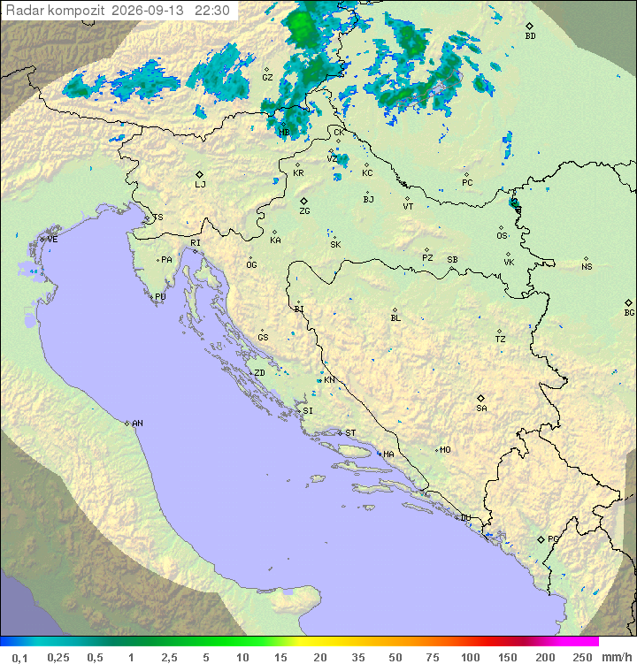 Padavine Hrvaška