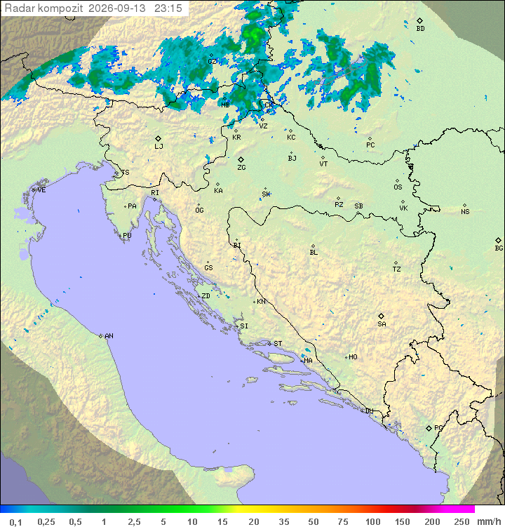 Padavine Hrvaška