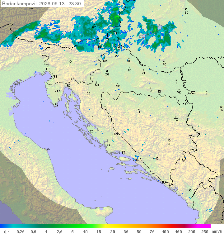 Padavine Hrvaška