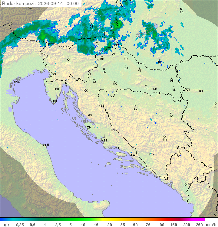Padavine Hrvaška