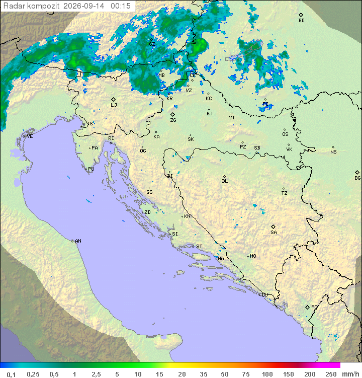 Padavine Hrvaška