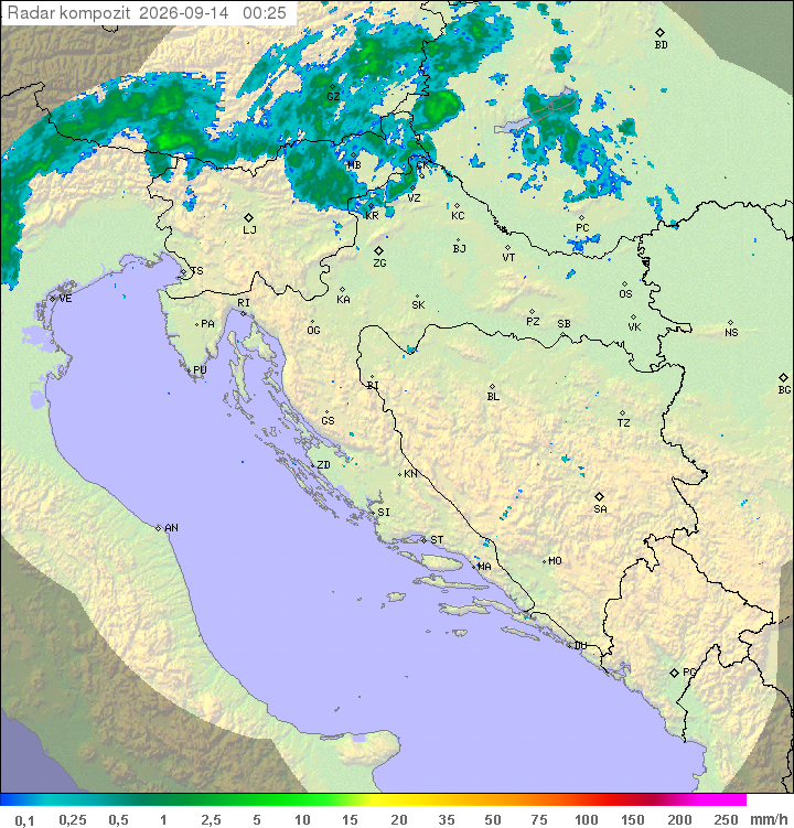 Padavine Hrvaška