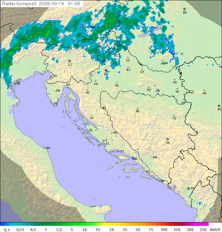Padavine Hrvaška