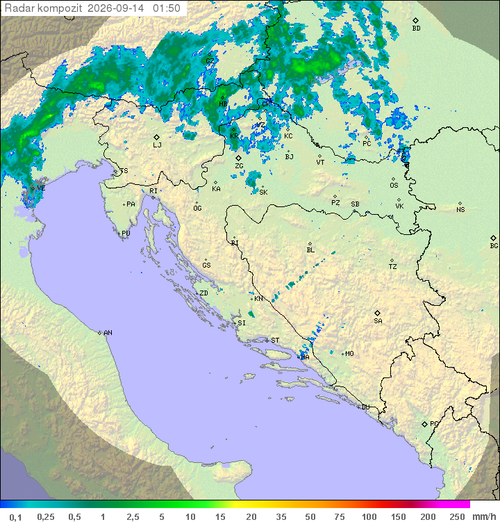 Padavine Hrvaška