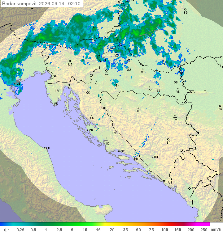 Padavine Hrvaška