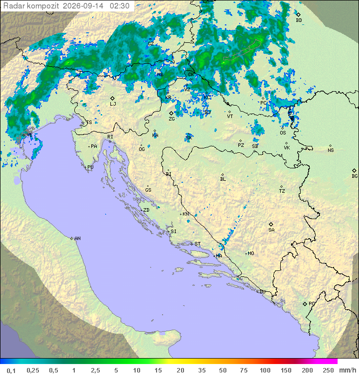 Padavine Hrvaška