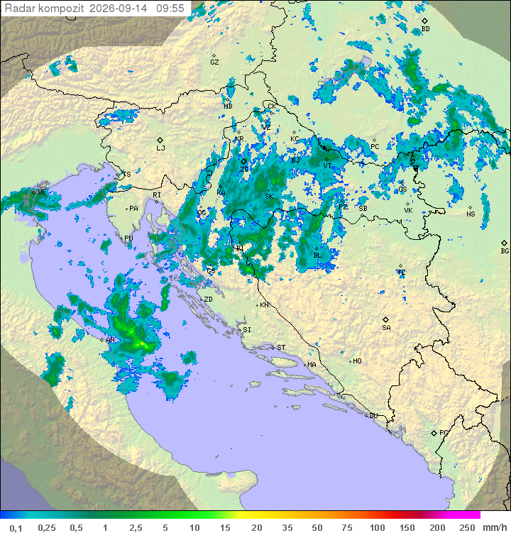 Padavine Hrvaška