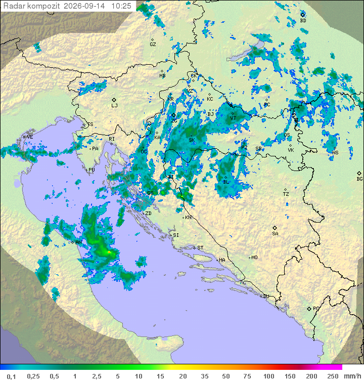 Padavine Hrvaška