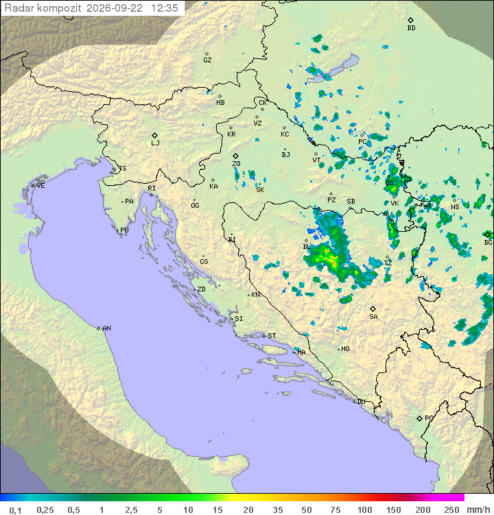 Padavine Hrvaška