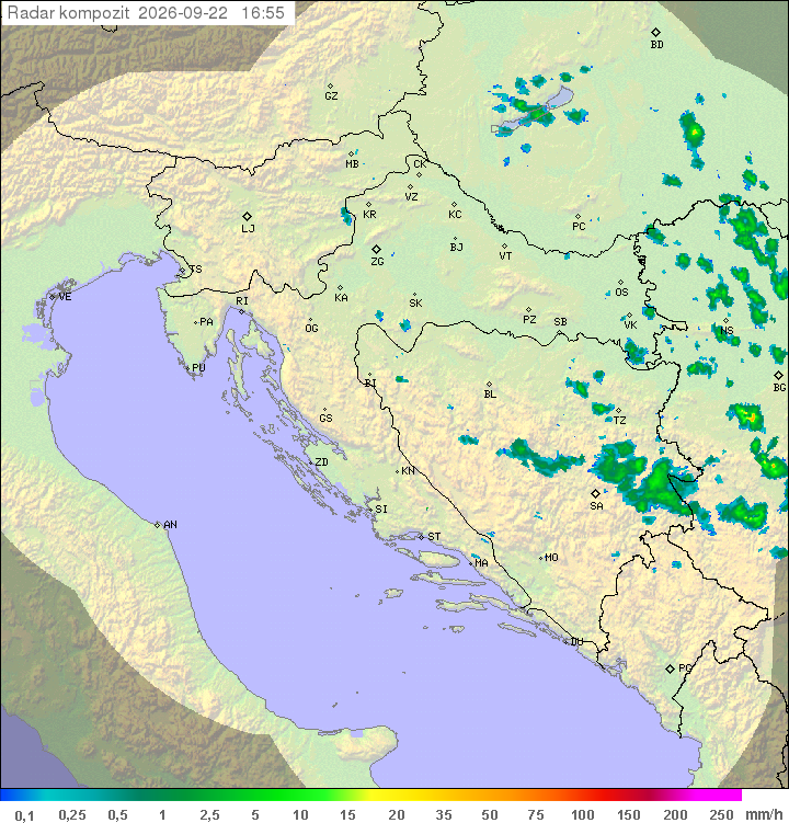 Padavine Hrvaška