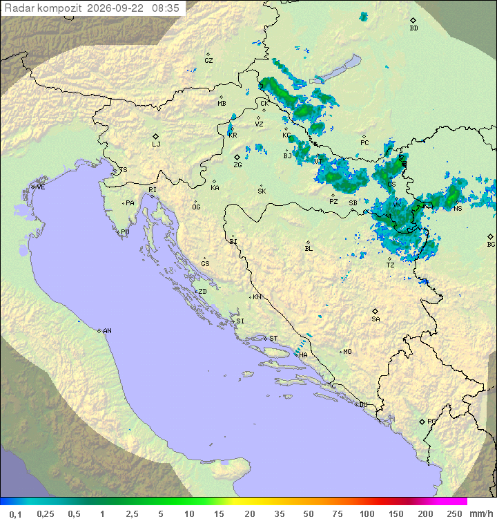 Padavine Hrvaška