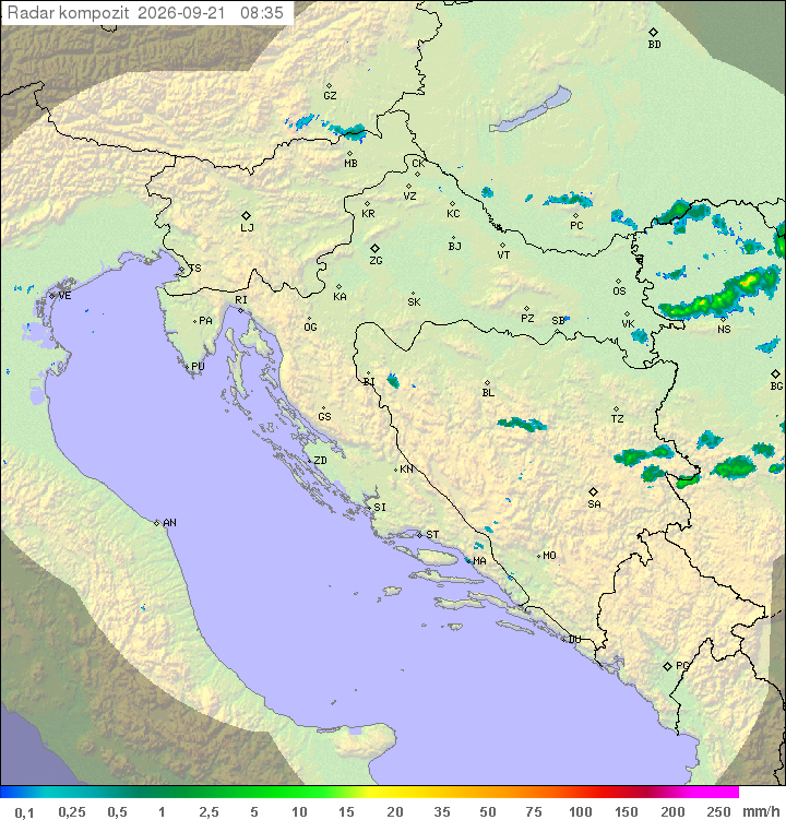 Padavine Hrvaška