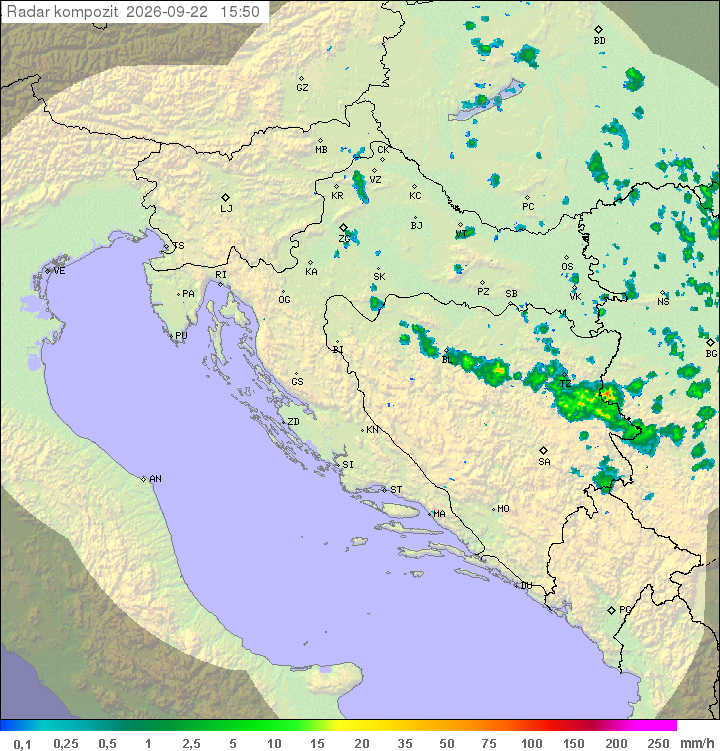 Padavine Hrvaška