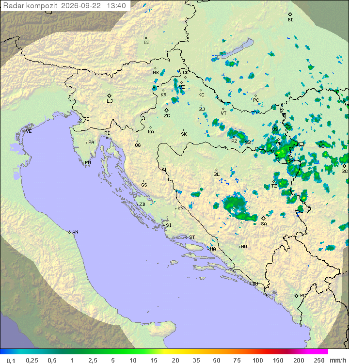 Padavine Hrvaška