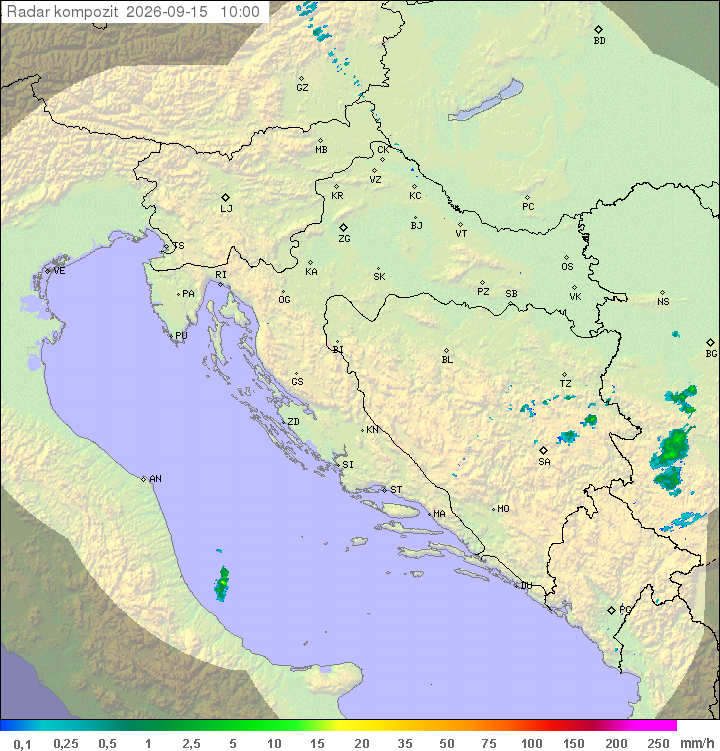Padavine Hrvaška