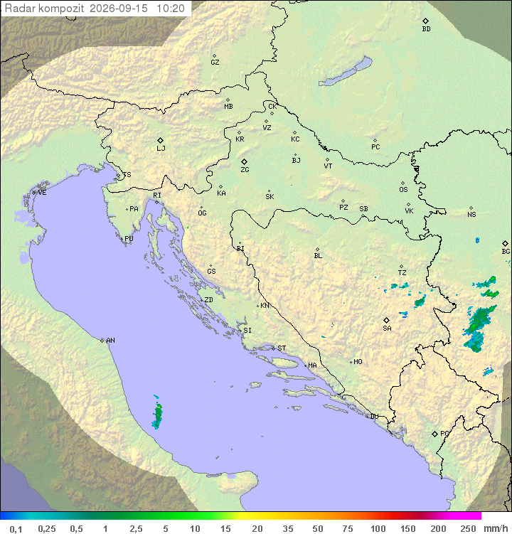 Padavine Hrvaška