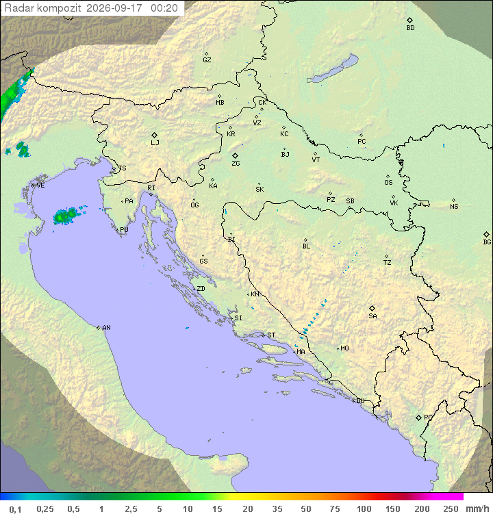 Padavine Hrvaška
