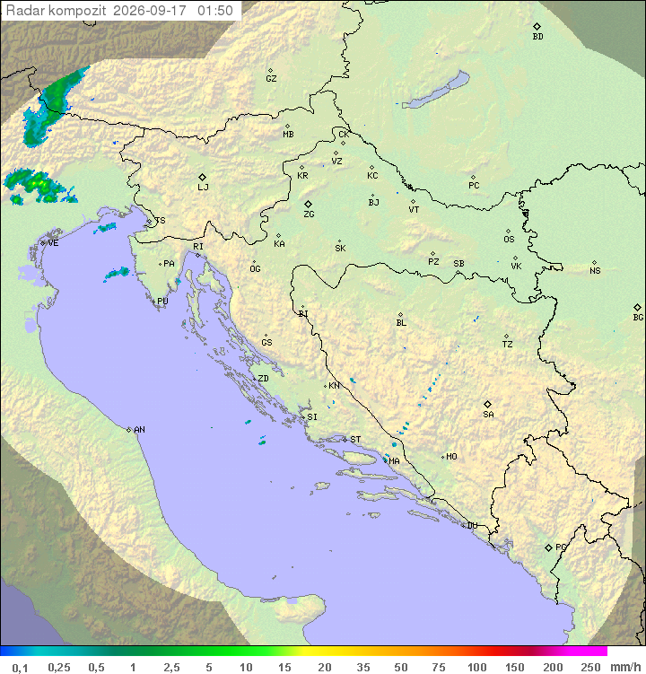 Padavine Hrvaška