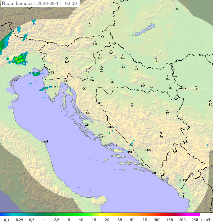 Padavine Hrvaška