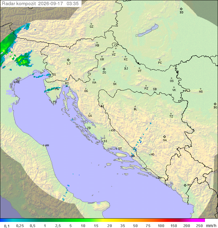 Padavine Hrvaška