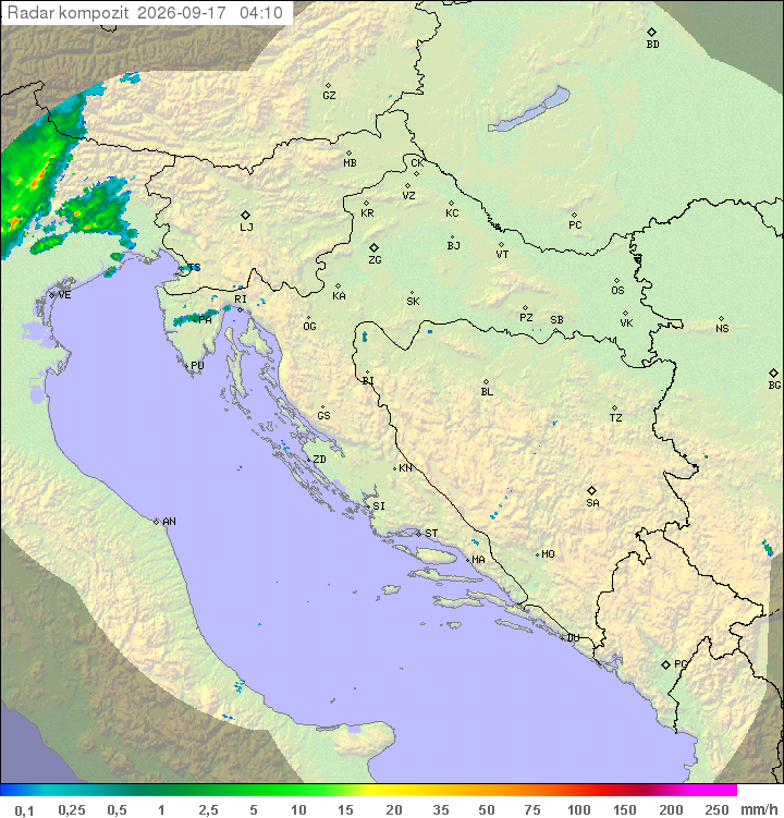 Padavine Hrvaška