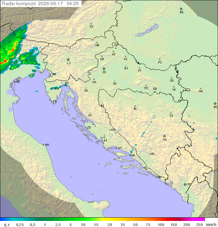 Padavine Hrvaška