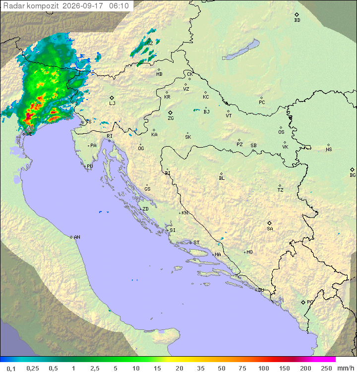 Padavine Hrvaška