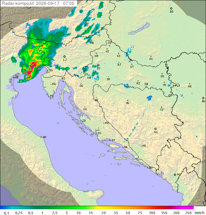 Padavine Hrvaška