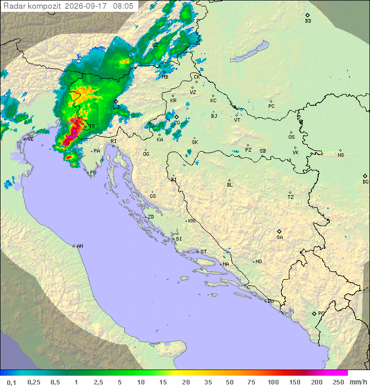 Padavine Hrvaška