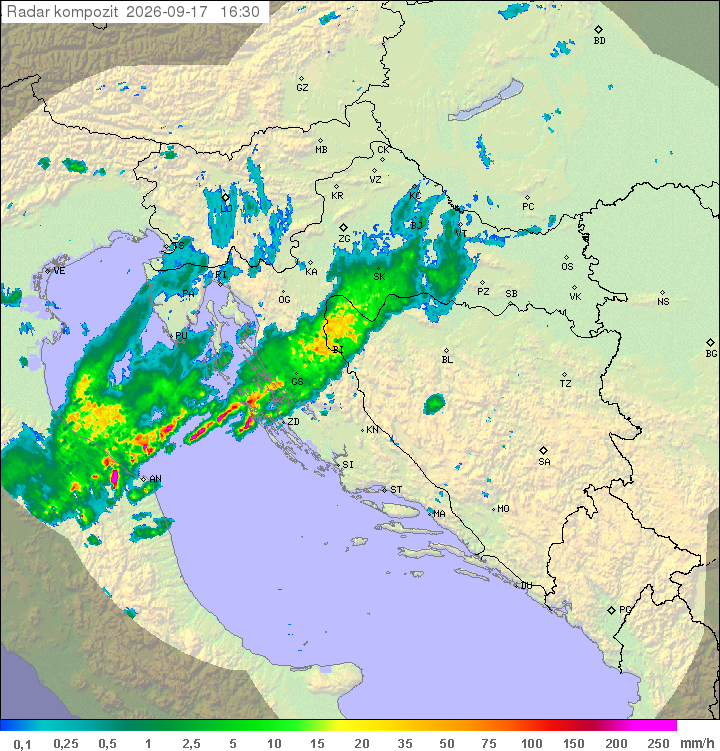 Padavine Hrvaška
