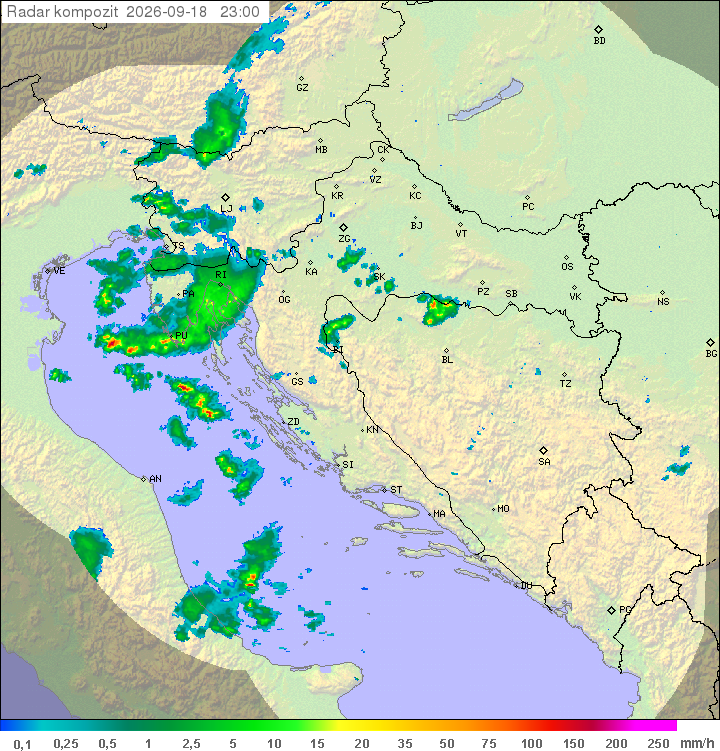 Padavine Hrvaška