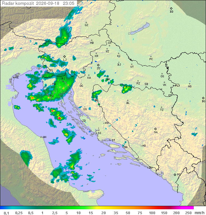 Padavine Hrvaška