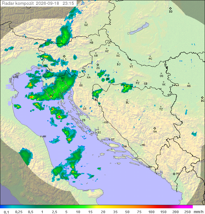 Padavine Hrvaška