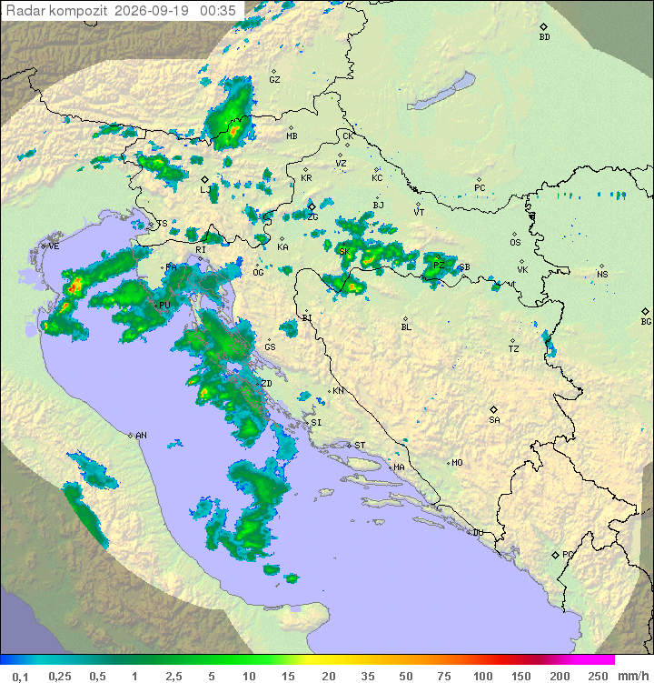 Padavine Hrvaška