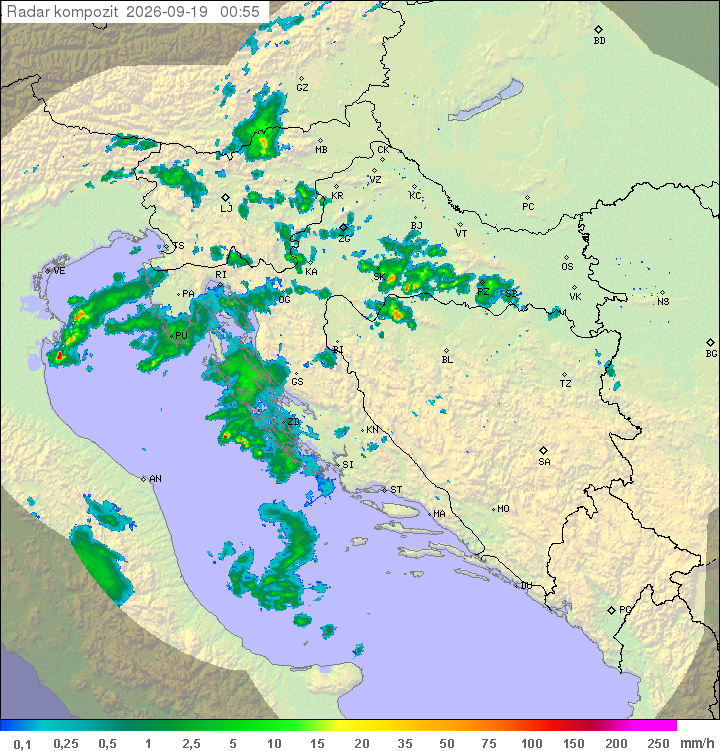 Padavine Hrvaška