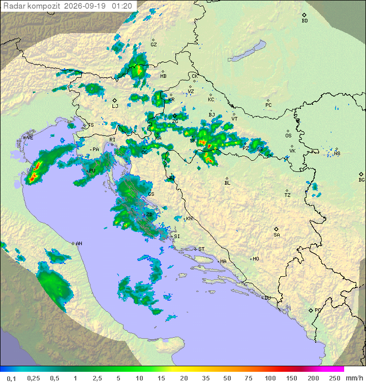 Padavine Hrvaška