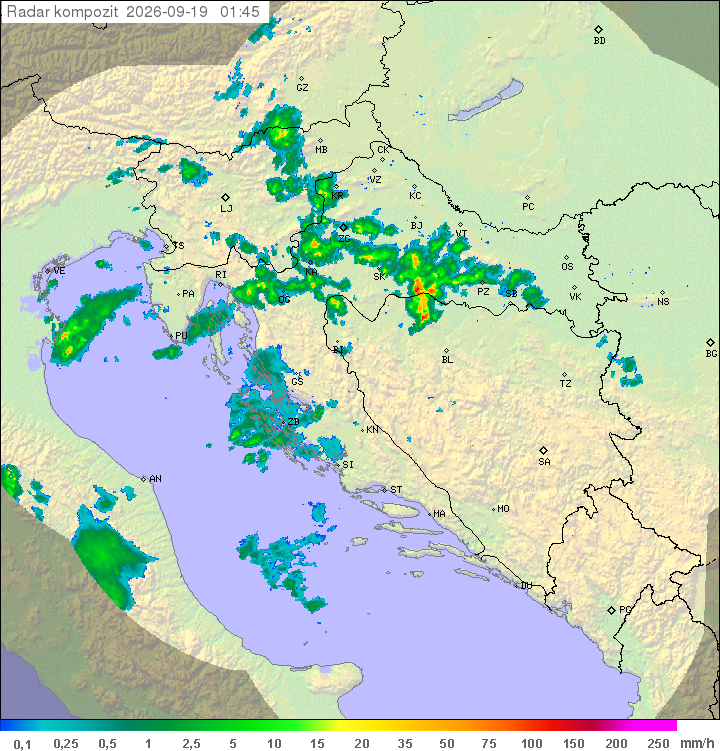 Padavine Hrvaška
