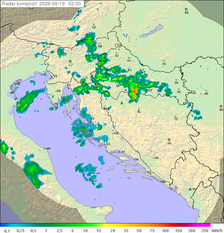 Padavine Hrvaška