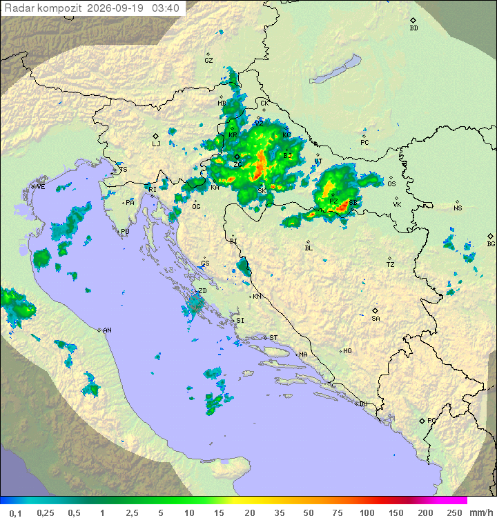 Padavine Hrvaška